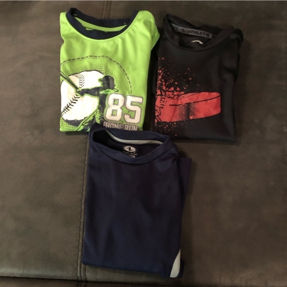 3 Athletic Works Shirts Size 4/5 Boys